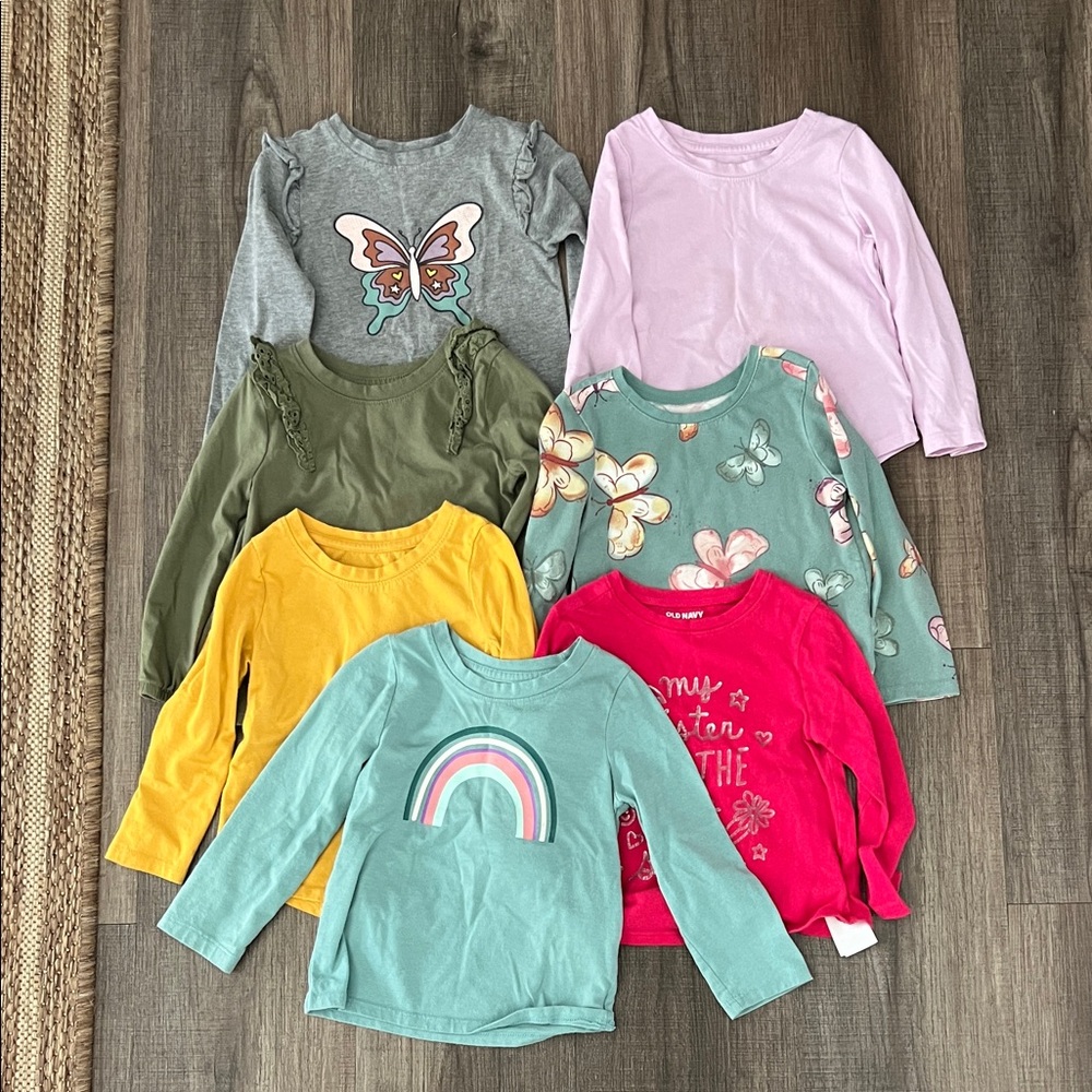 10 Piece Toddler Long Sleeve Bundle (2T)